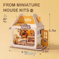 DIY Mini House Building Miniature Kit Strawberry Milkbox Teddy's