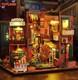 DIY Mini Wooden Toy Miniature Dollhouse Kits Model Building Small House Gifts