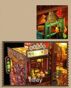 DIY Mini Wooden Toy Miniature Dollhouse Kits Model Building Small House Gifts