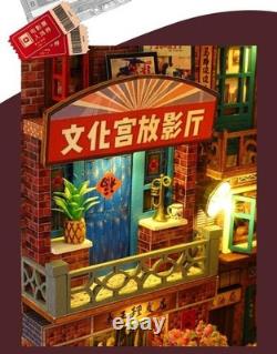 DIY Mini Wooden Toy Miniature Dollhouse Kits Model Building Small House Gifts