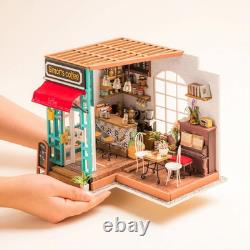 DIY Miniature Cafe House Kit for Adults to Build, Tiny House Making Kit