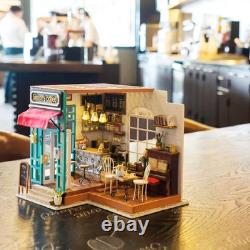 DIY Miniature Cafe House Kit for Adults to Build, Tiny House Making Kit