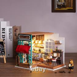 DIY Miniature Cafe House Kit for Adults to Build, Tiny House Making Kit
