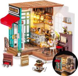 DIY Miniature Cafe House Kit for Adults to Build, Tiny House Making Kit