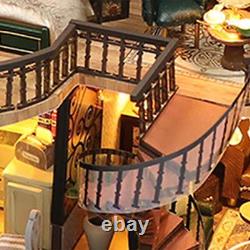 DIY Miniature Doll House Kit Retro Miniature Craft Set for Kids Girls Adults