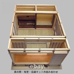 DIY Miniature Doll house Kit Japanese Room 1/12 Wooden Handcraft Furniture A101