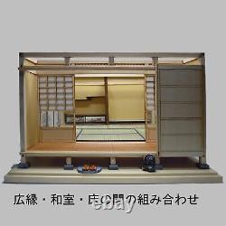 DIY Miniature Doll house Kit Japanese Room 1/12 Wooden Handcraft Furniture A101
