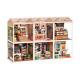DIY Miniature Dollhouse Building Model Kit Super Creator Store Series Plastic Bi
