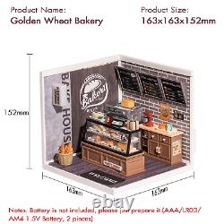 DIY Miniature Dollhouse Building Model Kit Super Creator Store Series Plastic Bi