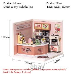 DIY Miniature Dollhouse Building Model Kit Super Creator Store Series Plastic Bi