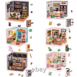 DIY Miniature Dollhouse Building Model Kit Super Creator Store Series Plastic Bi