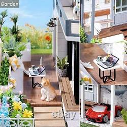 DIY Miniature Dollhouse Furniture Kit, 124 Scale Creative Room Large Garden