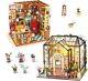 DIY Miniature Dollhouse Greenhouse Building Room Kit Wooden Diorama Book Nook
