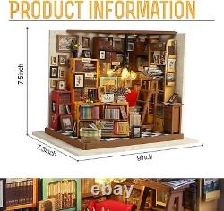 DIY Miniature Dollhouse Greenhouse Building Room Kit Wooden Diorama Book Nook