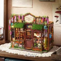DIY Miniature Dollhouse Kit, 124 Scale Wooden 3D Puzzle Model Building Set, C