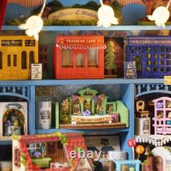 DIY Miniature Dollhouse Kit, 124 Scale Wooden 3D Puzzle Model Building Set, C