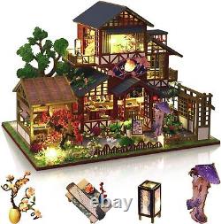 DIY Miniature Dollhouse Kit 1 24 Scale Tiny House kit with Music Plant DIY