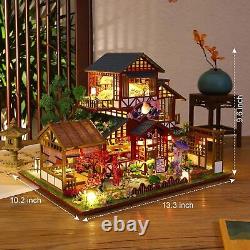 DIY Miniature Dollhouse Kit 1 24 Scale Tiny House kit with Music Plant DIY