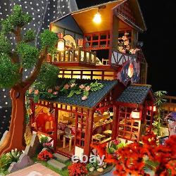 DIY Miniature Dollhouse Kit 1 24 Scale Tiny House kit with Music Plant DIY