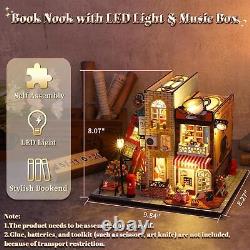 DIY Miniature Dollhouse Kit Coffee Shop Model Elegant Life House Wooden Kit
