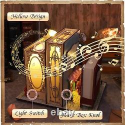 DIY Miniature Dollhouse Kit Coffee Shop Model Elegant Life House Wooden Kit