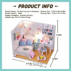 DIY Miniature Dollhouse Kit, DIY House Kit with Dust Proof, Best Gift for Adults DIY Miniature Dollhouse Kit, DIY House Kit with Dust Proof, Best Gift for Adults