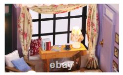 DIY Miniature Dollhouse Kit Monica's New York Apartment Friends Set