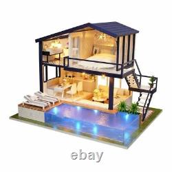 DIY Miniature Dollhouse Kit Time Apartment DIY Dollhouse Kit With Wooden Furniture