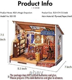 DIY Miniature Dollhouse Kit-Tiny House DIY Kit for Adults and Kids-120 Miniatur