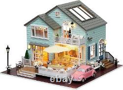 DIY Miniature Dollhouse Kit with Music Box 3D Puzzle Challenge for Adult Kids