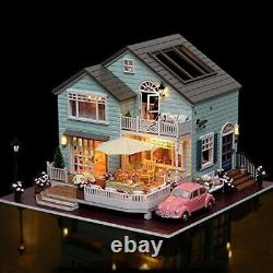 DIY Miniature Dollhouse Kit with Music Box 3D Puzzle Challenge for Adult Kids