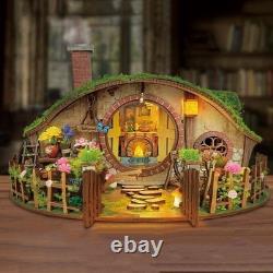 DIY Miniature Dollhouse Wooden Magic House Kit with Miniature Furniture 9 / 23c