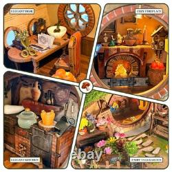 DIY Miniature Dollhouse Wooden Magic House Kit with Miniature Furniture 9 / 23c