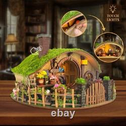 DIY Miniature Dollhouse Wooden Magic House Kit with Miniature Furniture 9 / 23c