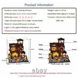 DIY Miniature Dollhouse kit with Furniture and LED Lights, Ancient Chinese