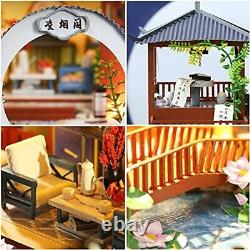 DIY Miniature Dollhouse kit with Furniture and LED Lights, Ancient Chinese