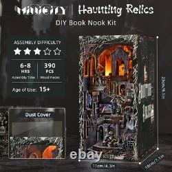 DIY Miniature Haunted House Nook with LED Light Perfect Gift for Crafters