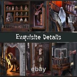 DIY Miniature Haunted House Nook with LED Light Perfect Gift for Crafters