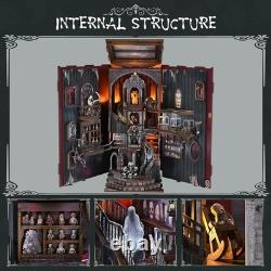DIY Miniature Haunted House Nook with LED Light Perfect Gift for Crafters