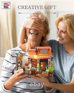 DIY Miniature House Kit 120 Scale Bookstore, Build Mini House Building Kit with