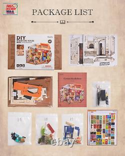 DIY Miniature House Kit 120 Scale Bookstore, Build Mini House Building Kit with