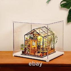 DIY Miniature House Kit Cathy's Flower House with Dustproof Display