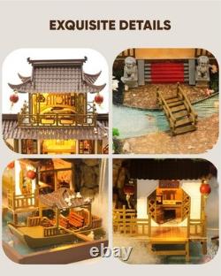 DIY Miniature House Kit, DIY Dollhouse Kit for Adults to Build, Mini House Ki