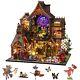 DIY Miniature House Kit, Doll House Kit with Dust Proof Cover, Book Nook Kit