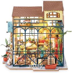 DIY Miniature House Kit Flower Shop and DIY Book Nook Floral