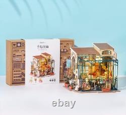 DIY Miniature House Kit Flower Shop and DIY Book Nook Floral