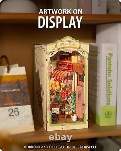 DIY Miniature House Kit Flower Shop and DIY Book Nook Floral