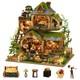DIY Miniature House Kit, Mini House Building Kit with LED, DIY Miniature Kit
