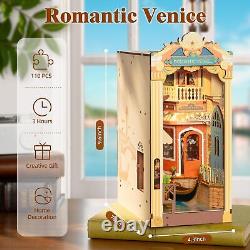 DIY Miniature House Kits Bundle Book Nook Kits NO. 17 Cafe Bundle Romantic