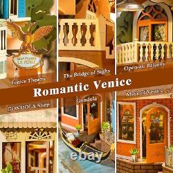 DIY Miniature House Kits Bundle Book Nook Kits NO. 17 Cafe Bundle Romantic